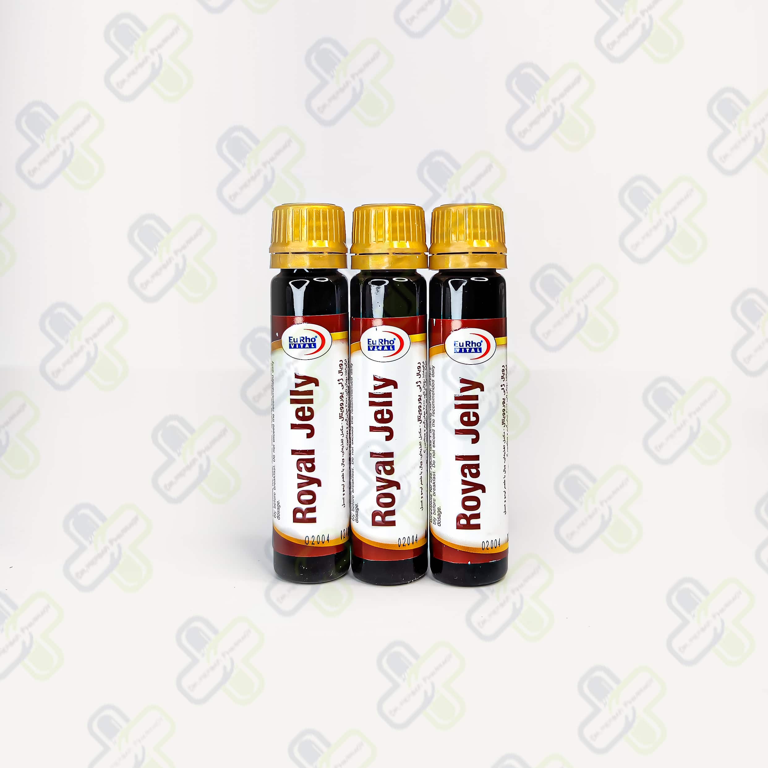 IMG_20241128_013058 ویال خوراکی رویال ژلی یوروویتال 6 عددی