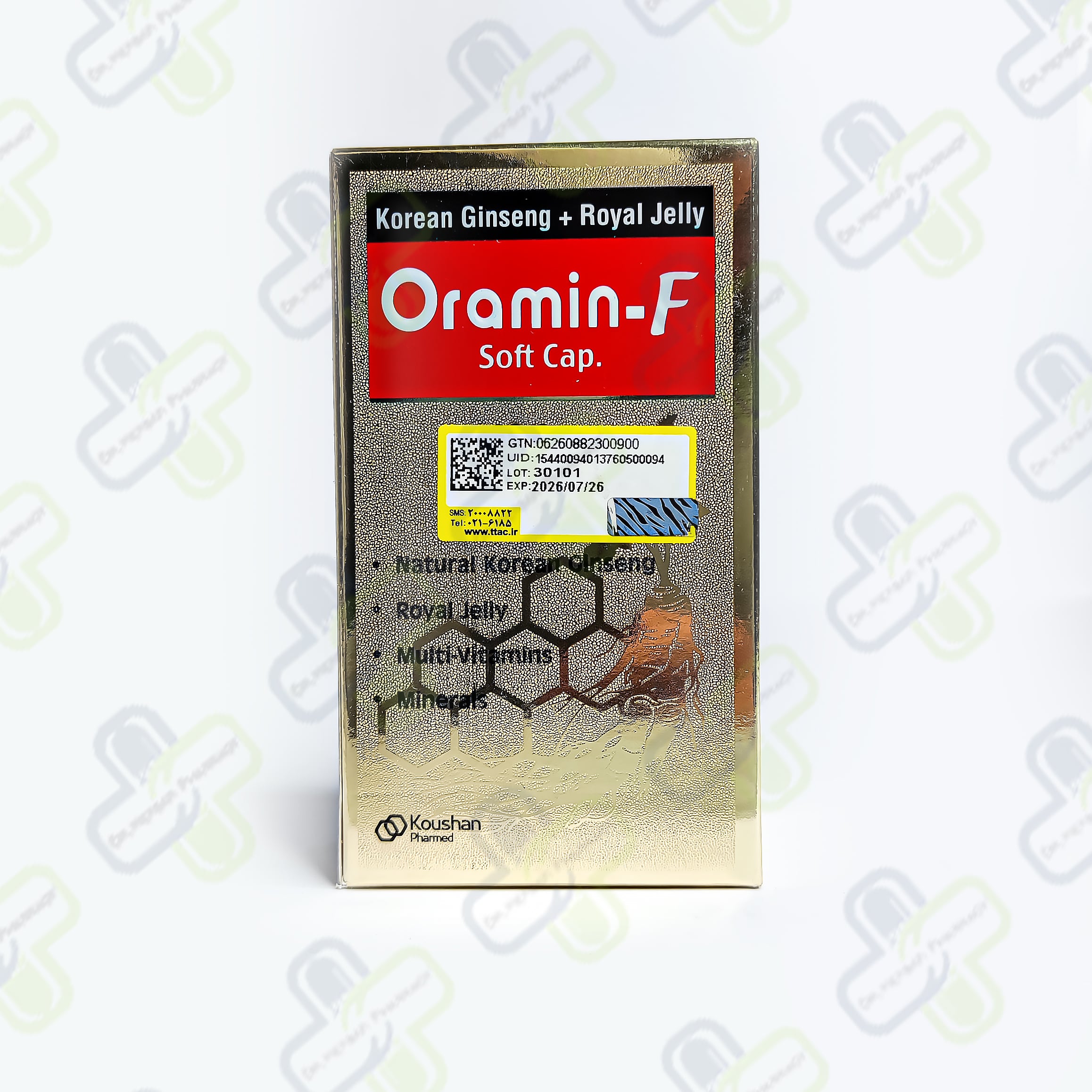 کپسول ژلاتینی اورامین اف دوون فارم ۳۰ عدد