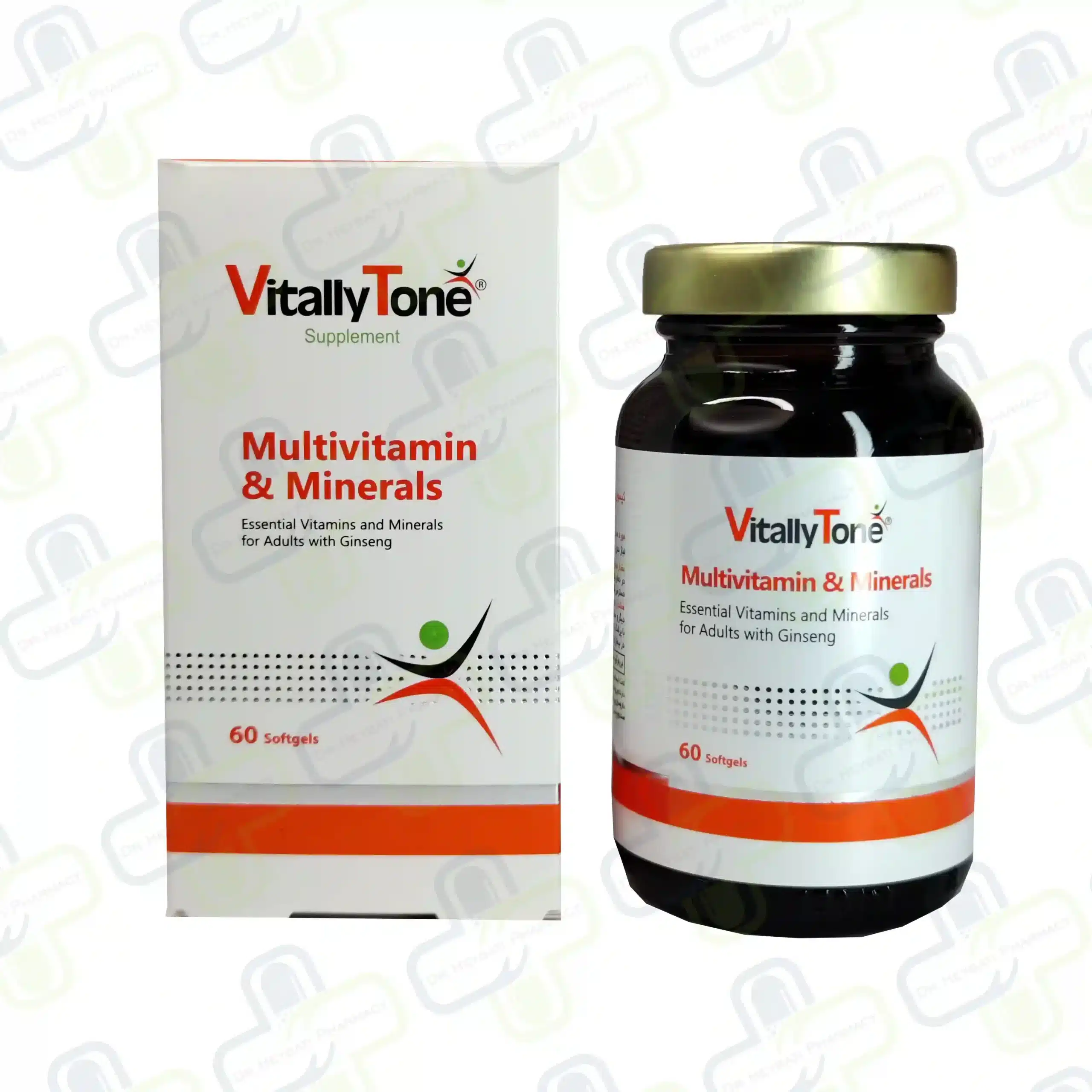 كپسول ژلاتینی نرم مولتی ویتامین و مینرال 60 عدد ویتالی تون