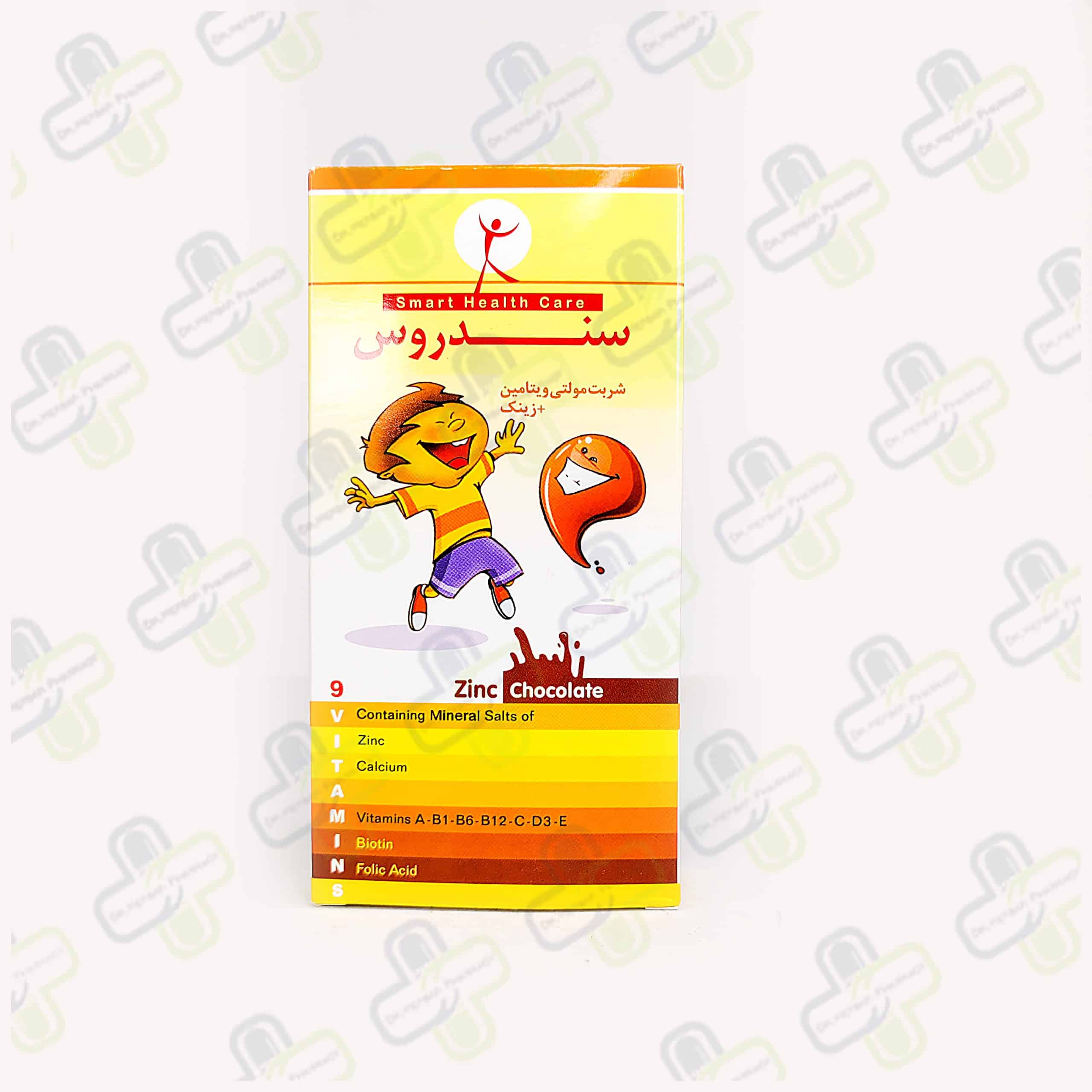 IMG_20250116_103145 شربت زینك با طعم شكلات 200 میلی لیتر سندروس