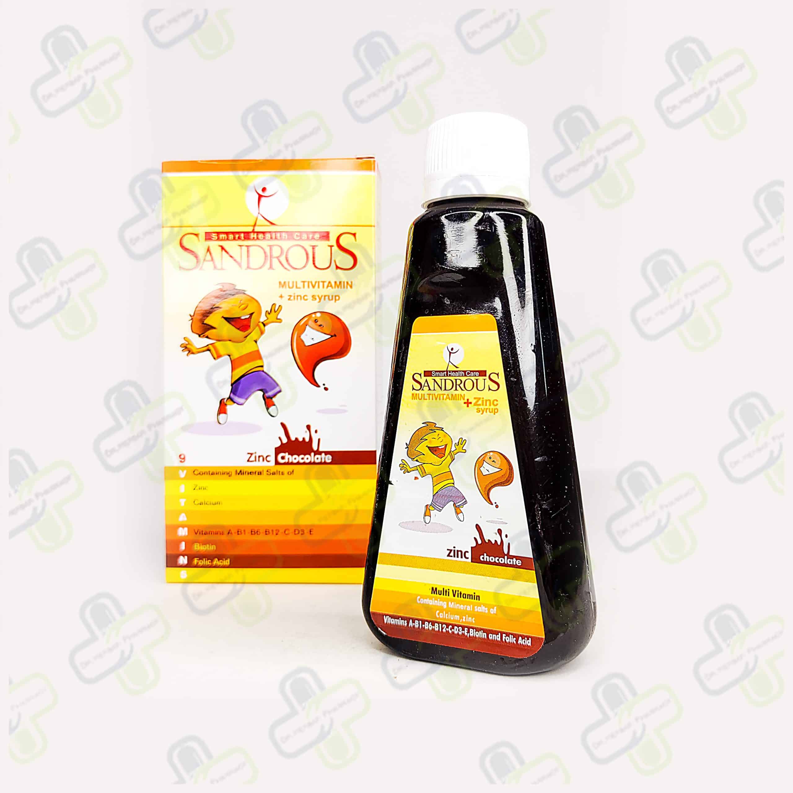 IMG_20250116_103157 شربت زینك با طعم شكلات 200 میلی لیتر سندروس