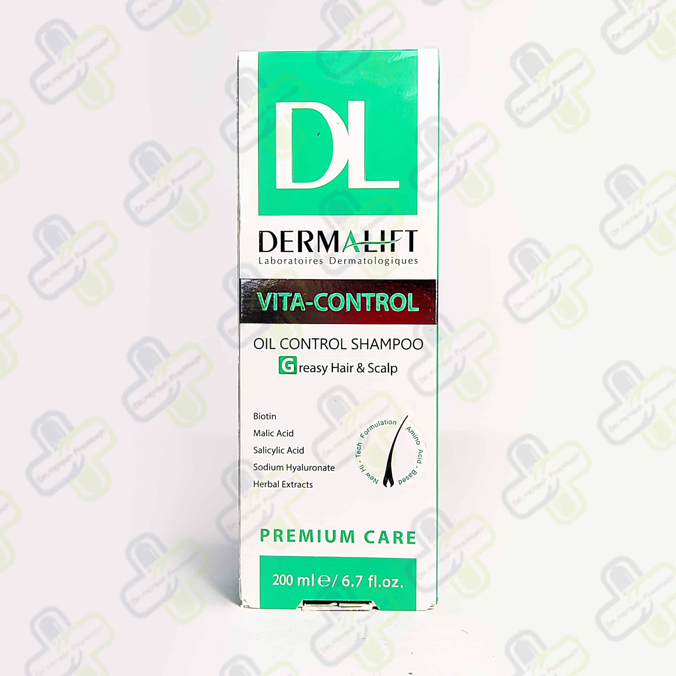شامپو کف سرچرب و موی چرب درمالیفت - Dermalift Greasy Hair And Scalp Shampoo