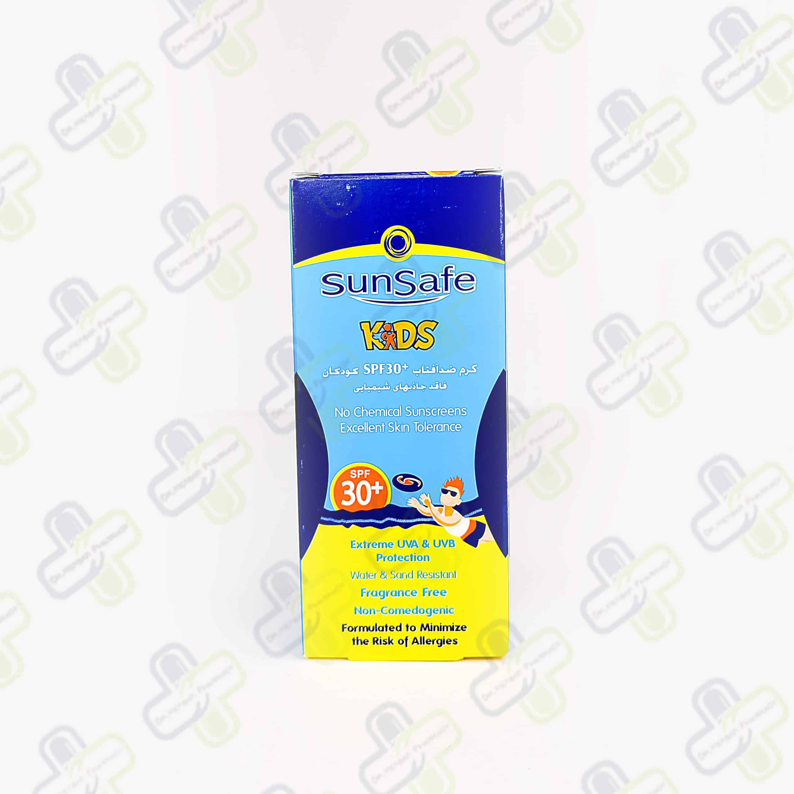 کرم ضد آفتاب کودکان SPF30 سان سیف