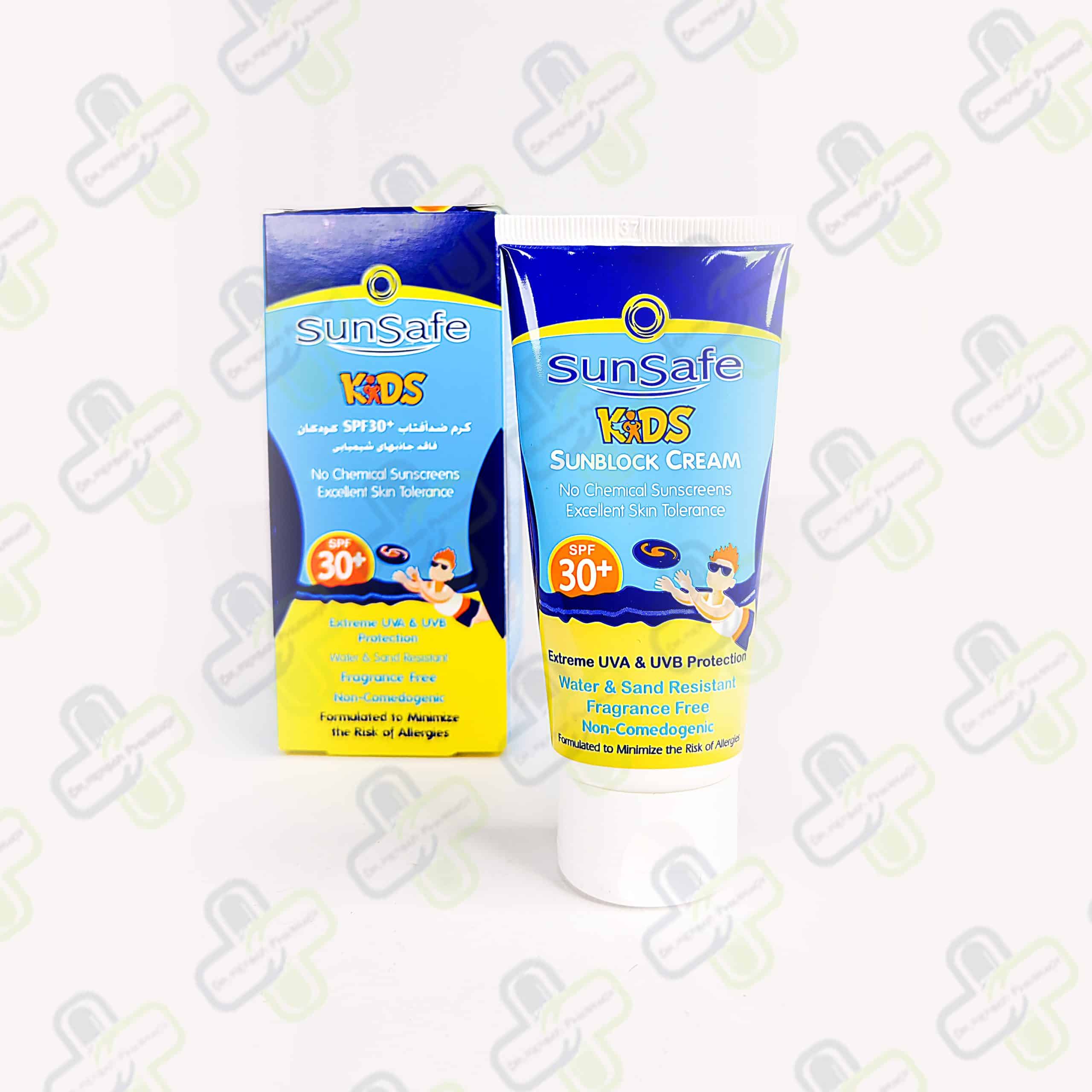 کرم ضد آفتاب کودکان SPF30 سان سیف