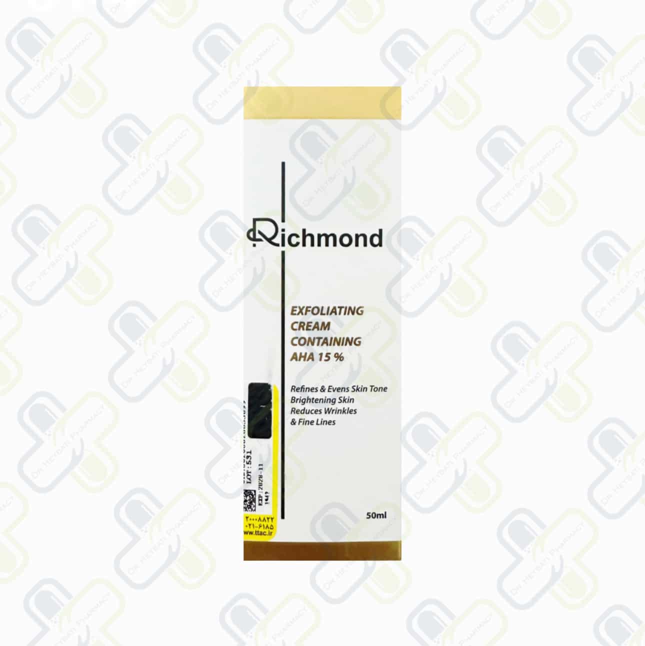 لوسیون لایه بردار AHA 15% ریچموند مناسب انواع پوست 30ml