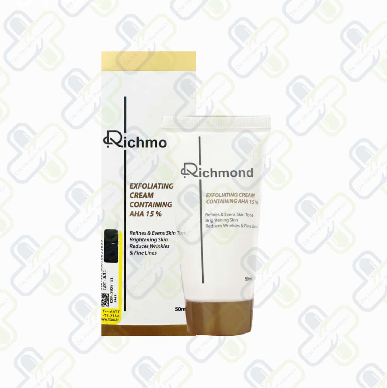 لوسیون لایه بردار AHA 15% ریچموند مناسب انواع پوست 30ml