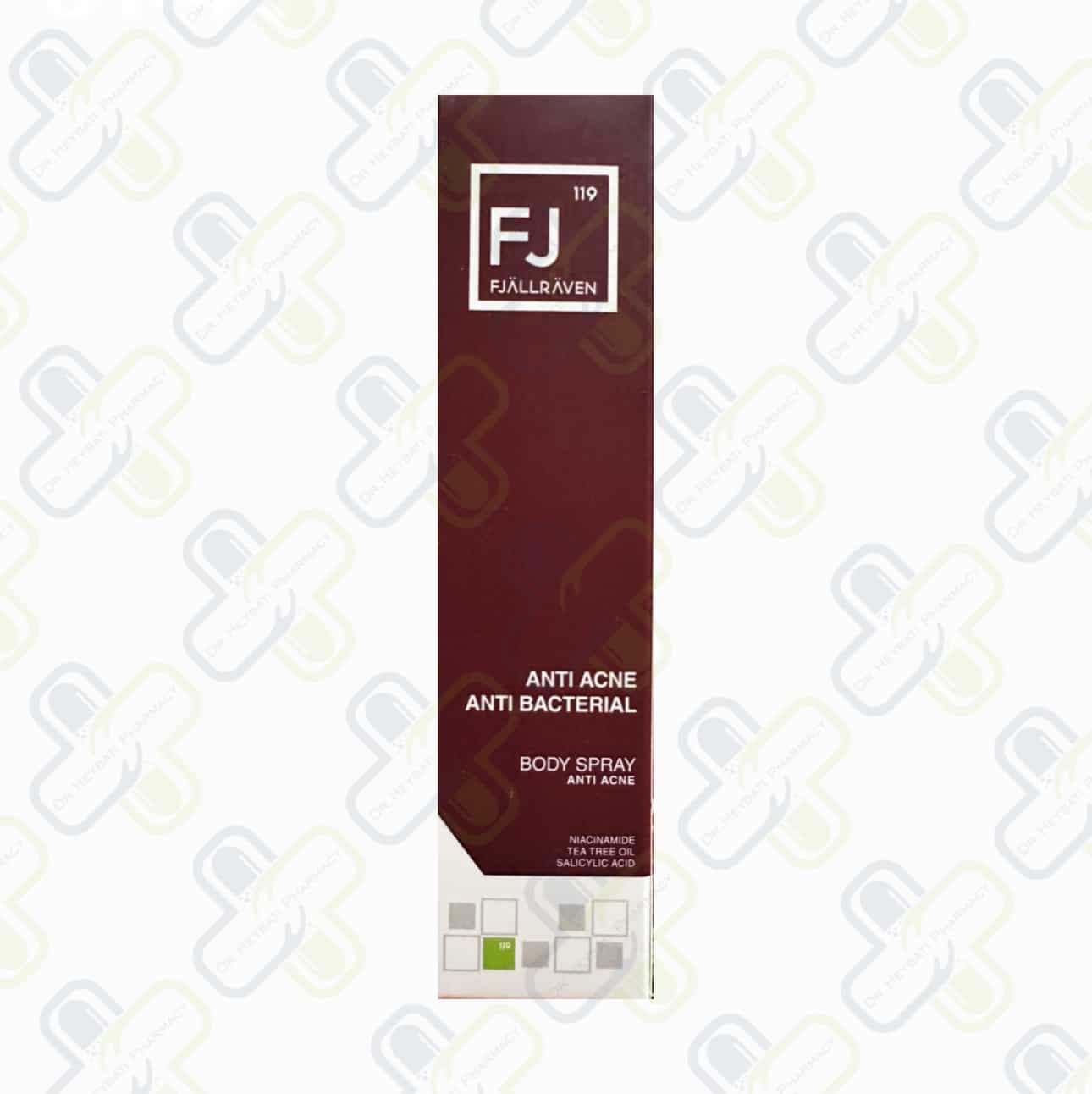 اسپری ضد آکنه بدن روغن درخت چای FJ اف جالروان | 120 میل
