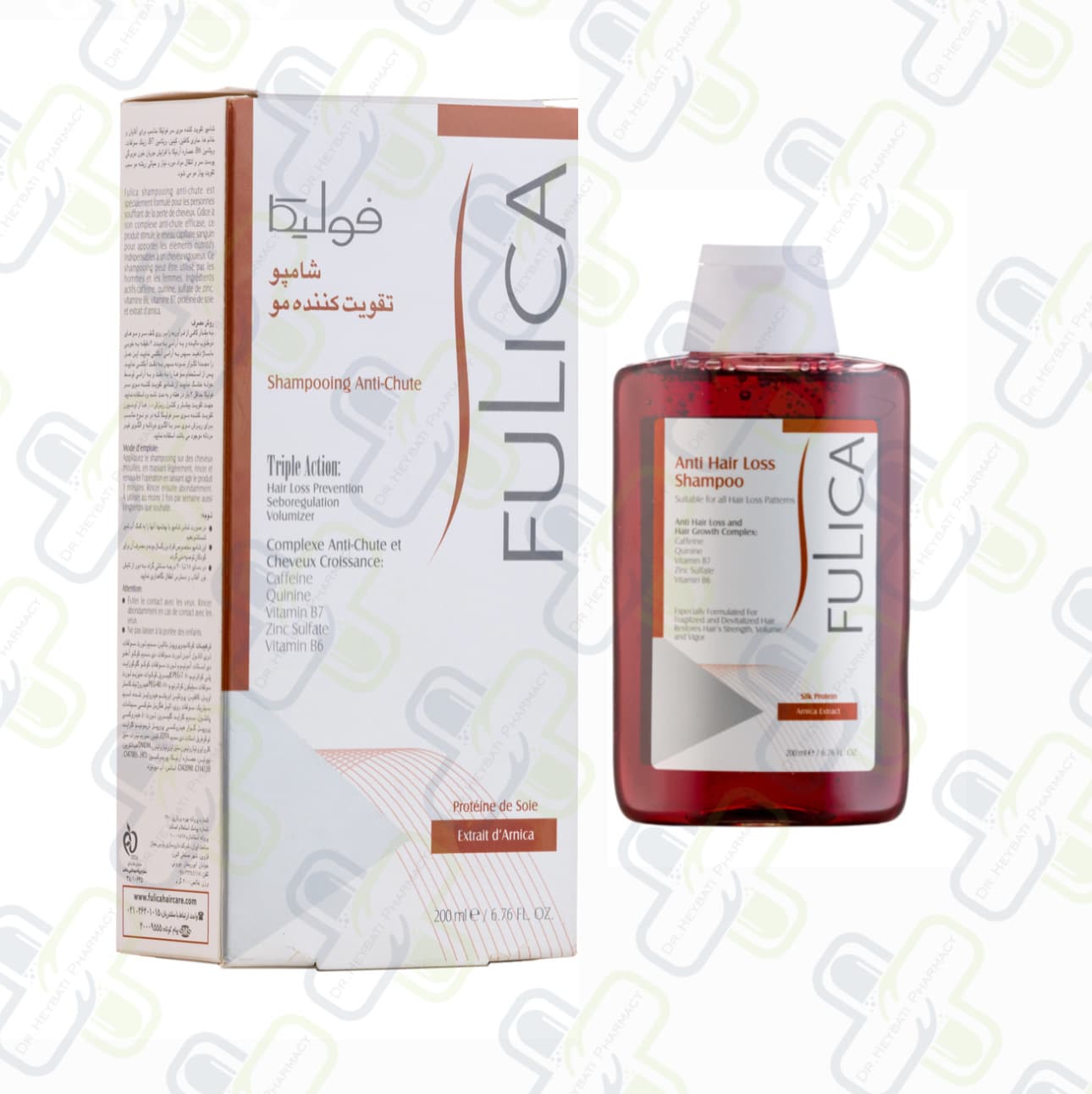 شامپو تقویت کننده و ضد ریزش مو FULICA