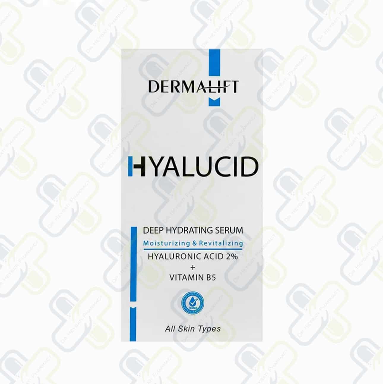 سرم پوست درمالیفت حاوی هیالورونیک اسید و ویتامین B5 حجم 30mL648