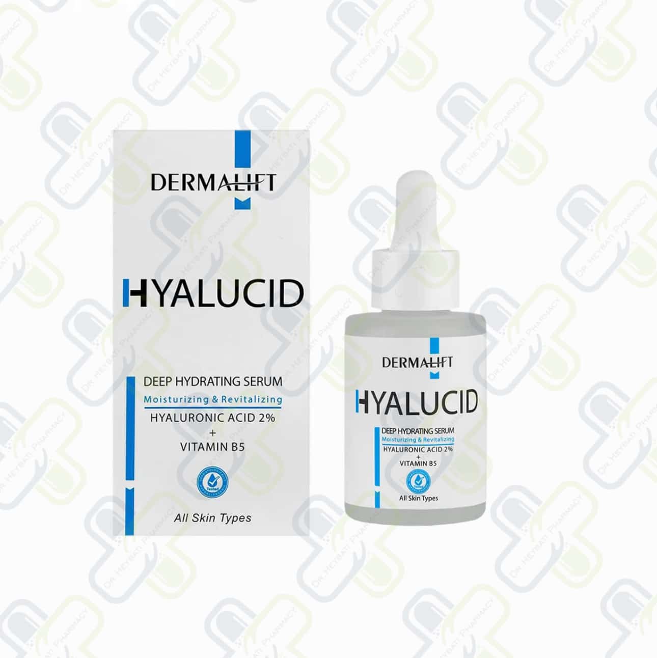 سرم پوست درمالیفت حاوی هیالورونیک اسید و ویتامین B5 حجم 30mL648