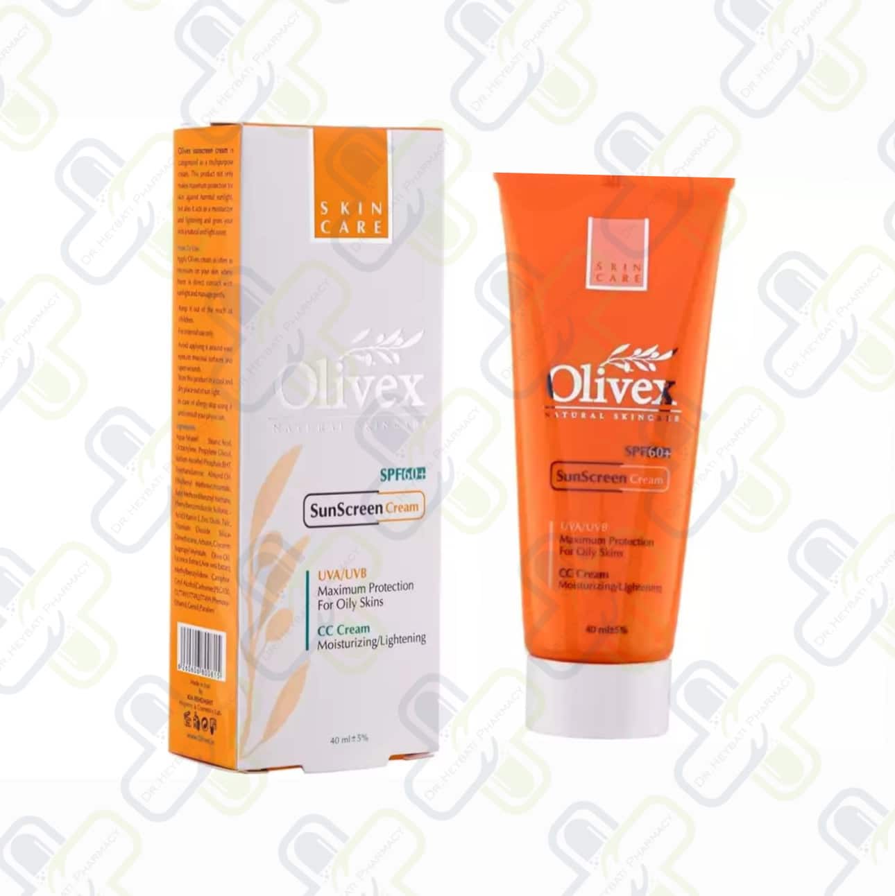کرم ضد آفتاب الیوکس SPF60 مناسب پوست چرب (40 میل)