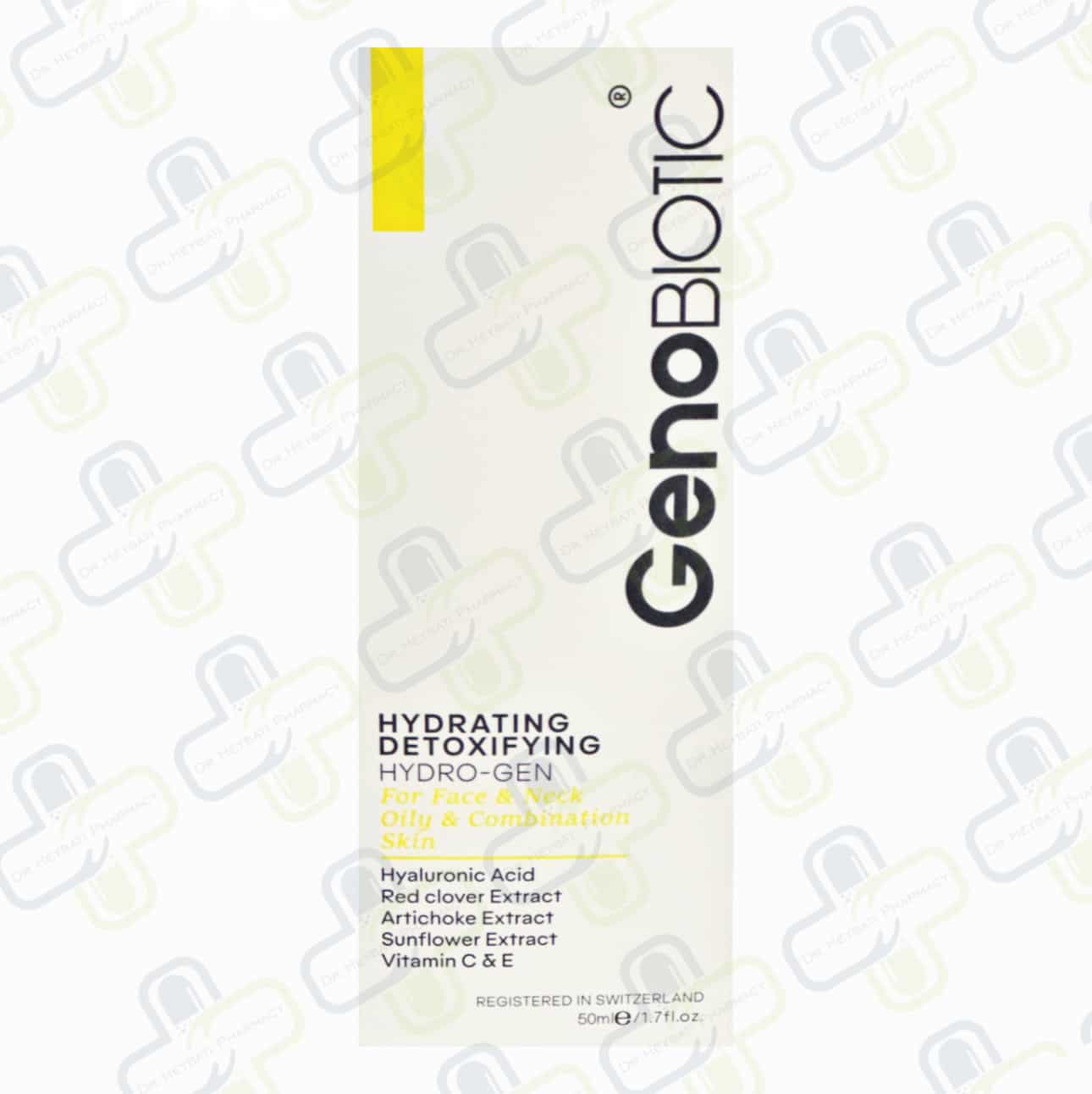 کرم رطوبت رسان و سم زدای صورت و گردن پوست چرب و مختلط Geno Biotic