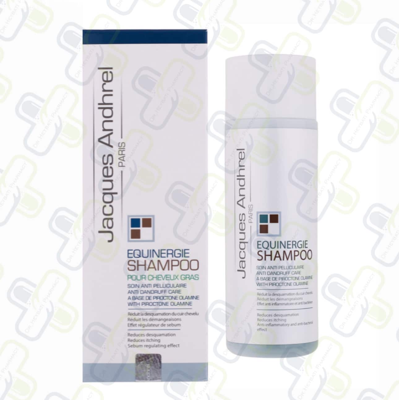 2 (28) شامپو ضد شوره موهای چرب ژاک آندرل پاریس 200 میلی لیتر