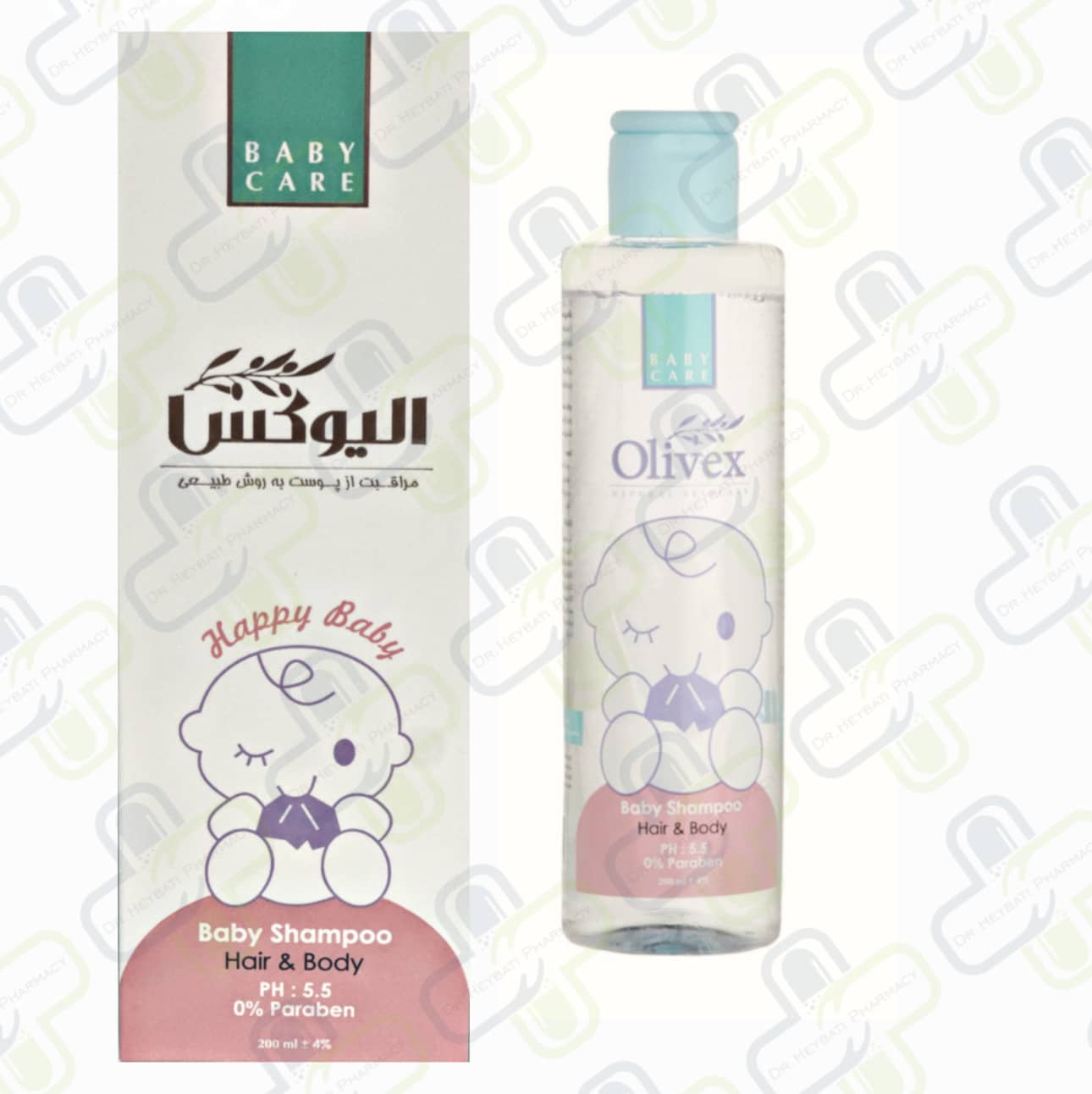شامپو سر و بدن کودک اولیوکس