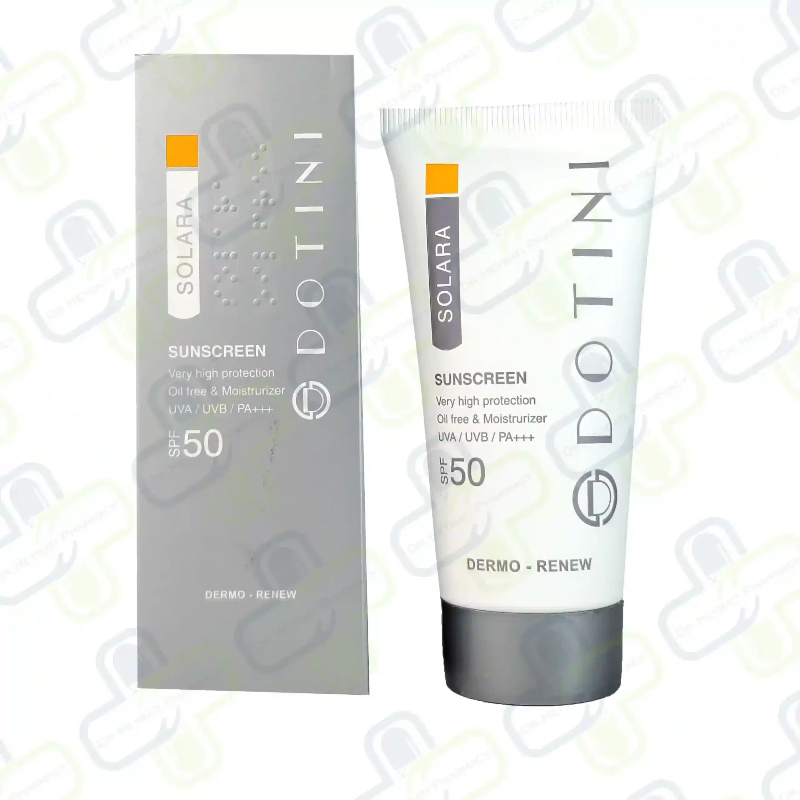 دوتینی کرم ضد آفتاب SPF50 پوست چرب بی رنگ