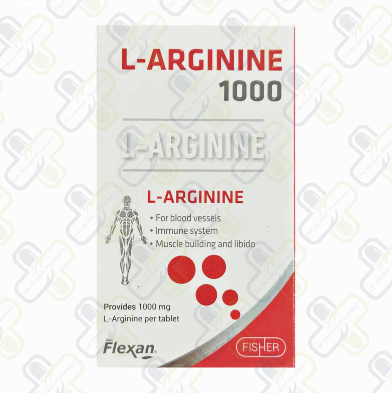 قرص ال آرژنین 1000 میلی گرم فیشر فلکسان